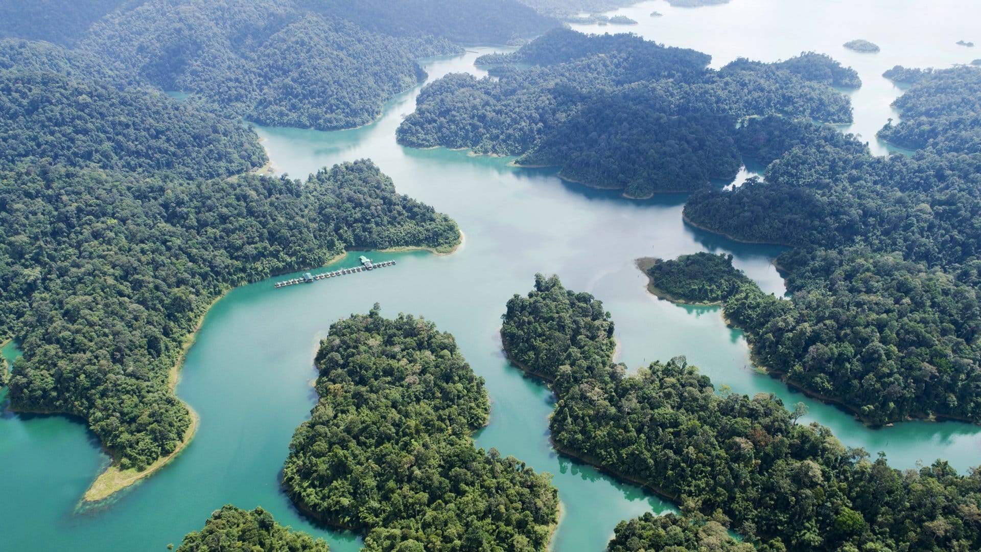 Surrounded by stunning Khao Sok National Park of the world’s oldest Rainforest