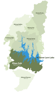 Khao Sok National Park Map