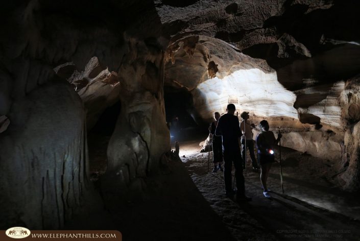 Cave group close hike Rainforest KhaoSokNationalPark ElephantHills
