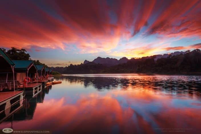 Evening at the Rainforest Camp