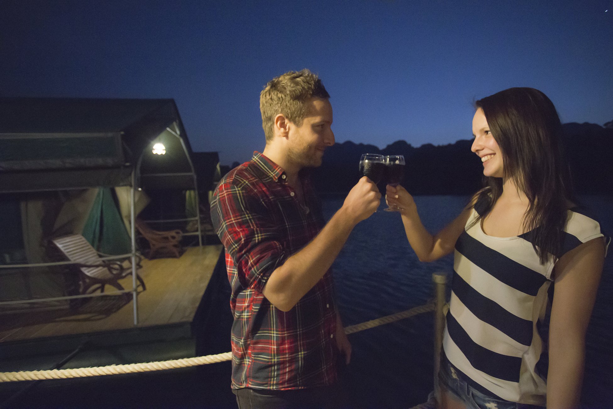 The Romantic Honeymoon at Cheow Larn Lake